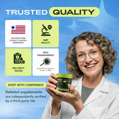 Dehistol NAD+ Advanced - NAD Supplement with Resveratrol